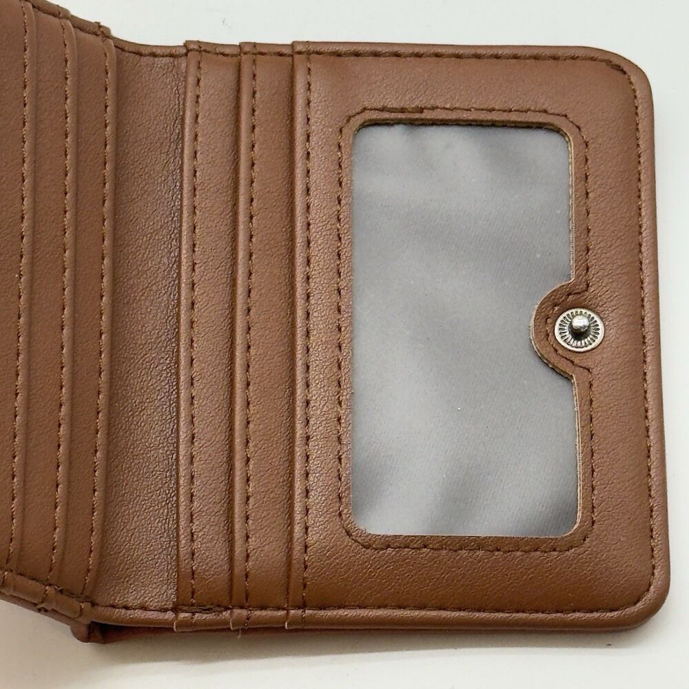 Guang Tong Southwestern Tapestry Wallet Faux Leather Snap ID Card Cash Organizer - Picture 6 of 7